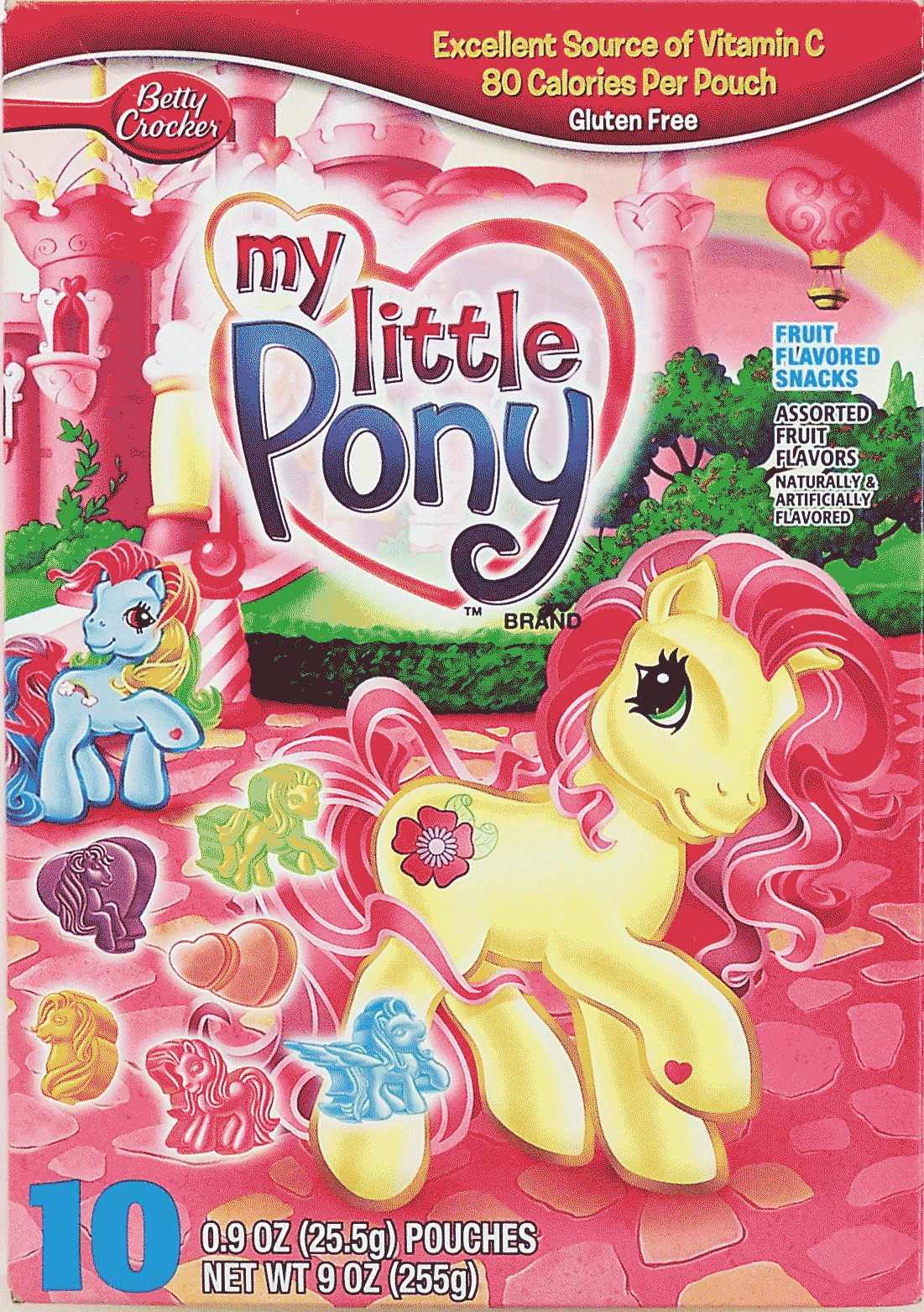 Betty Crocker&nbsp;My Little Pony&nbsp;fruit flavored snacks, assorted fruit flavors, 10 pouches Full-Size Picture